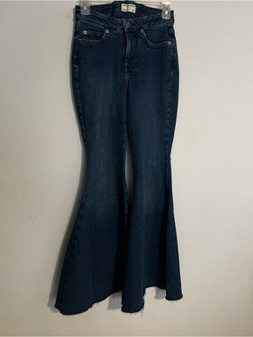 We The Free Dark Indigo Flare Jeans